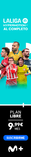 Movistar Plus+: all of LaLiga Hypermotion. Plan Libre, €9.99 a month.