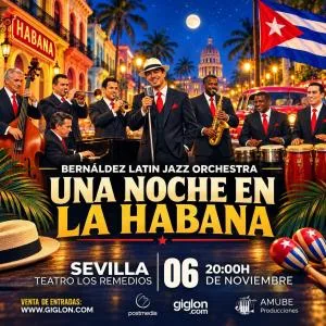 «Una noche en La Habana», con la Bernáldez Latin Jazz Orchestra