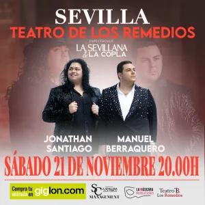 «La sevillana y la copla», con Jonathan Santiago y Manuel Berraquero
