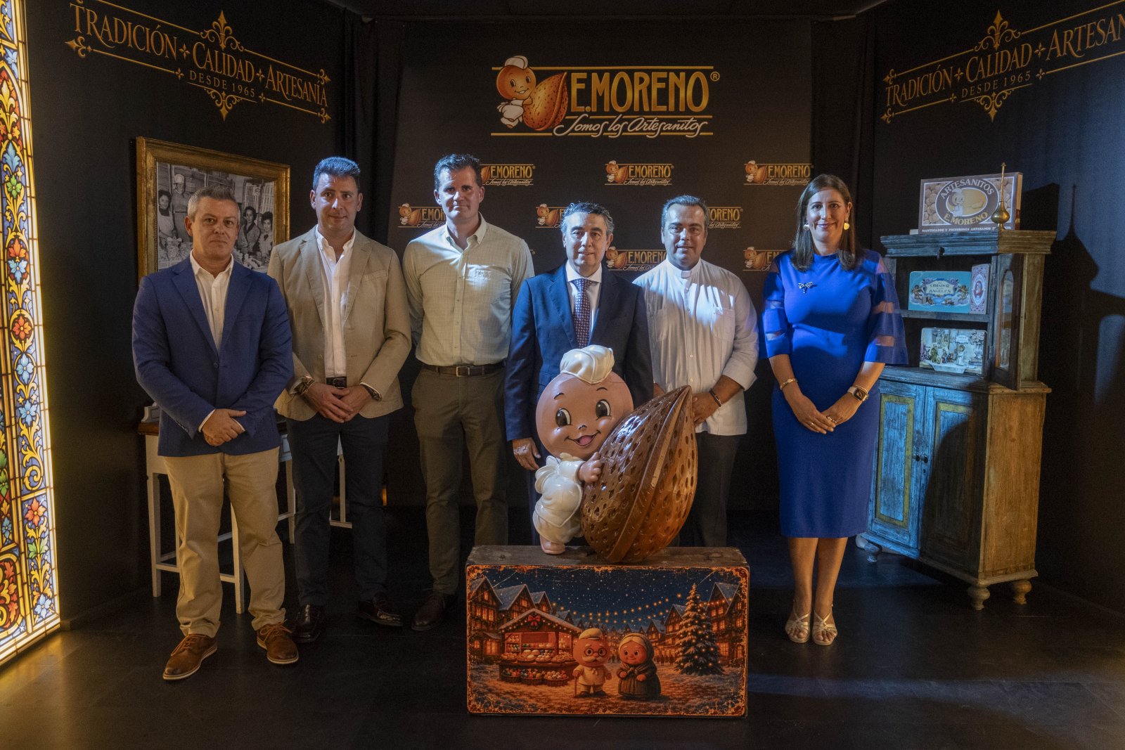 Image for the story: Estepa unveils a nativity scene made with artificial intelligence at the EMoreno mantecados factory