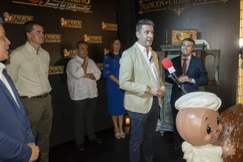 Image for the story: Estepa unveils a nativity scene made with artificial intelligence at the EMoreno mantecados factory