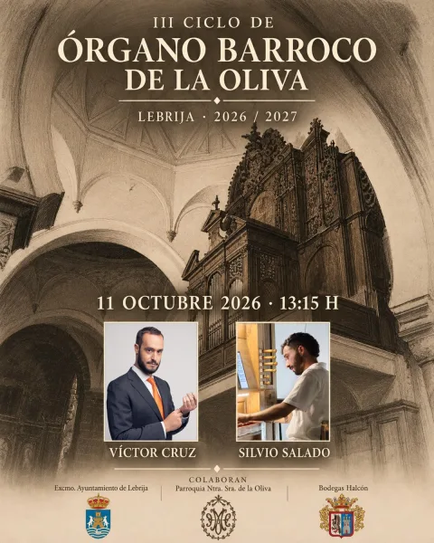 Imagen de la noticia: Lebrija abre el III Ciclo de Órgano Barroco con un concierto este domingo