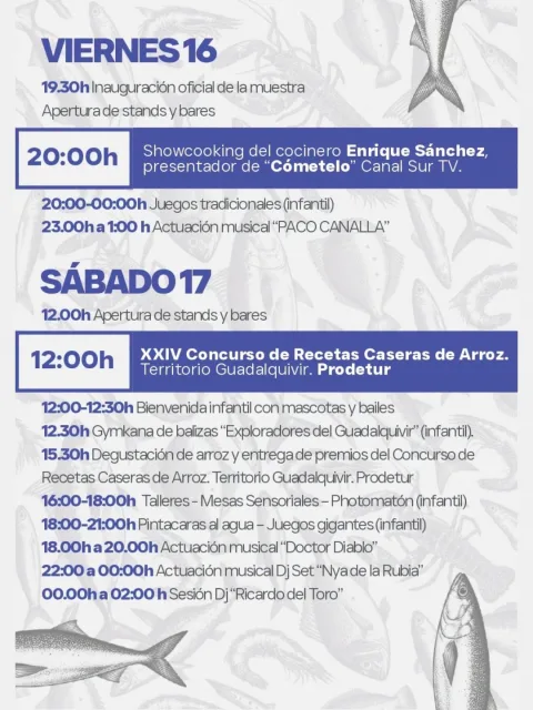 Imagen de la noticia: Gelves celebra del 16 al 18 de octubre la décima Feria Gastronómica Río y Sabor
