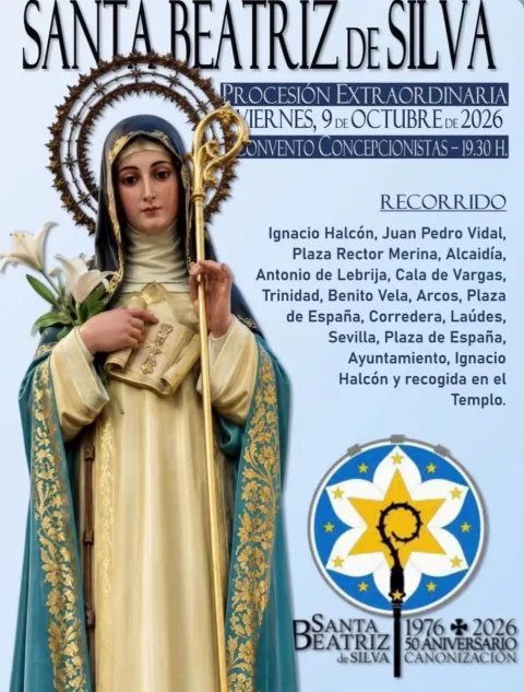 Imagen de la noticia: Lebrija celebra este viernes la procesión extraordinaria de Santa Beatriz de Silva