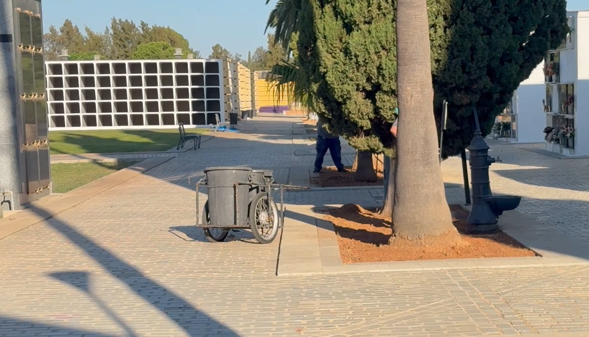Imagen de la noticia: El Cementerio San José de Mairena del Alcor ultima su acondicionamiento para Todos los Santos