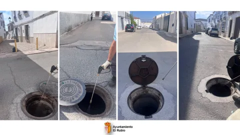 Imagen de la noticia: El Rubio desratiza el alcantarillado de la Plaza Ramón y Cajal y varias calles