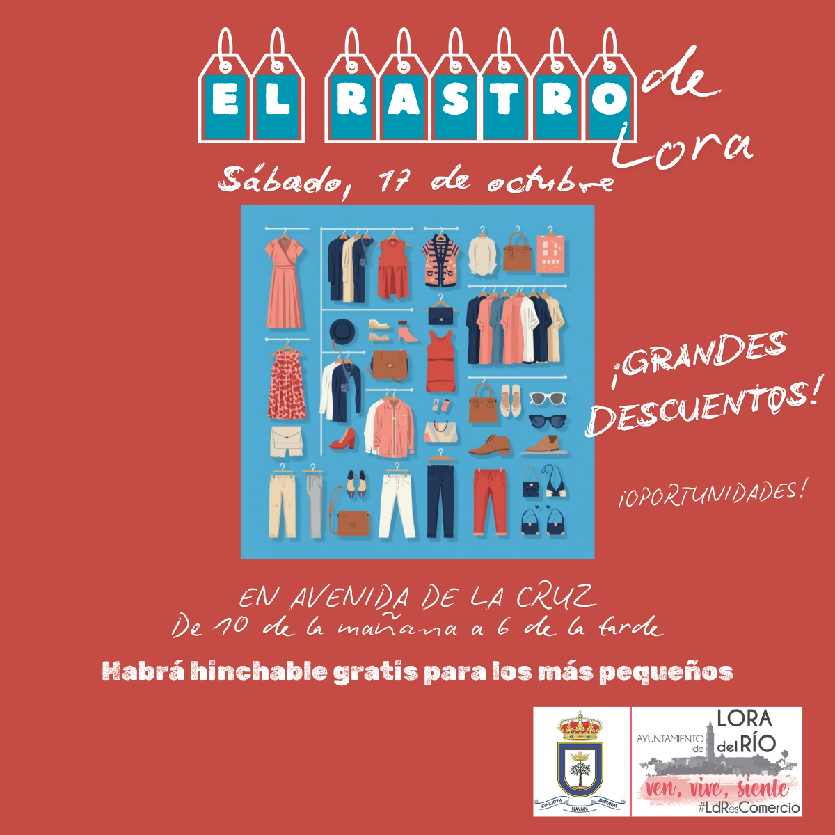 Imagen de la noticia: El Rastro de Lora vuelve el sábado 17 de octubre con 29 comercios en la Avda de la Cruz