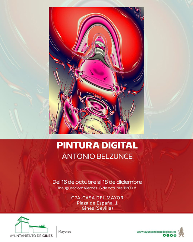 Imagen de la noticia: Gines acoge desde el viernes una exposición de pintura digital de Antonio Belzunce