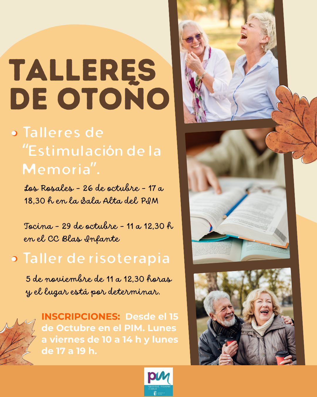 Image for the story: Tocina opens registration for its autumn workshops for seniors on October 15