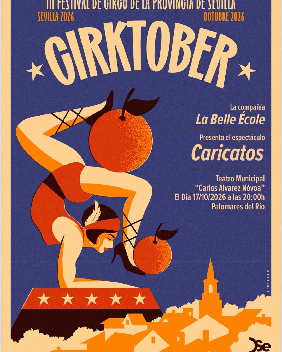 Image for the story: Palomares del Río hosts the circus show "Caricatos" on Saturday