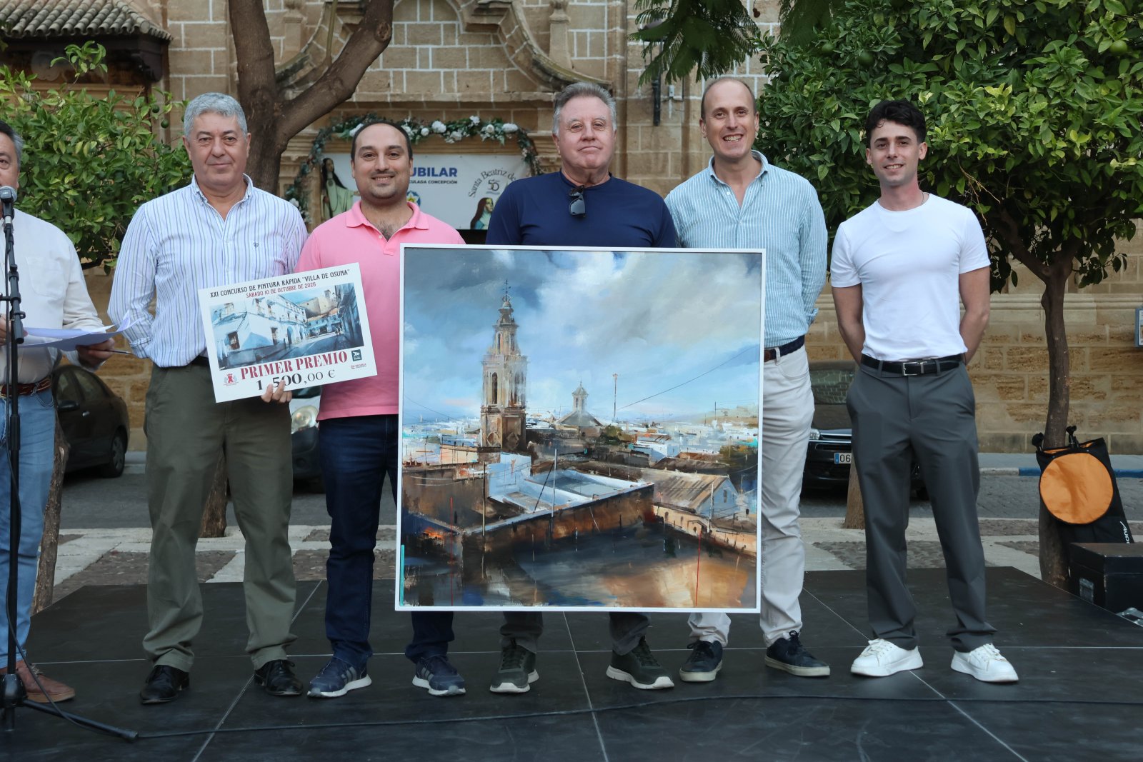 Imagen de la noticia: Osuna reúne a medio centenar de pintores en su XXI Concurso de Pintura Rápida