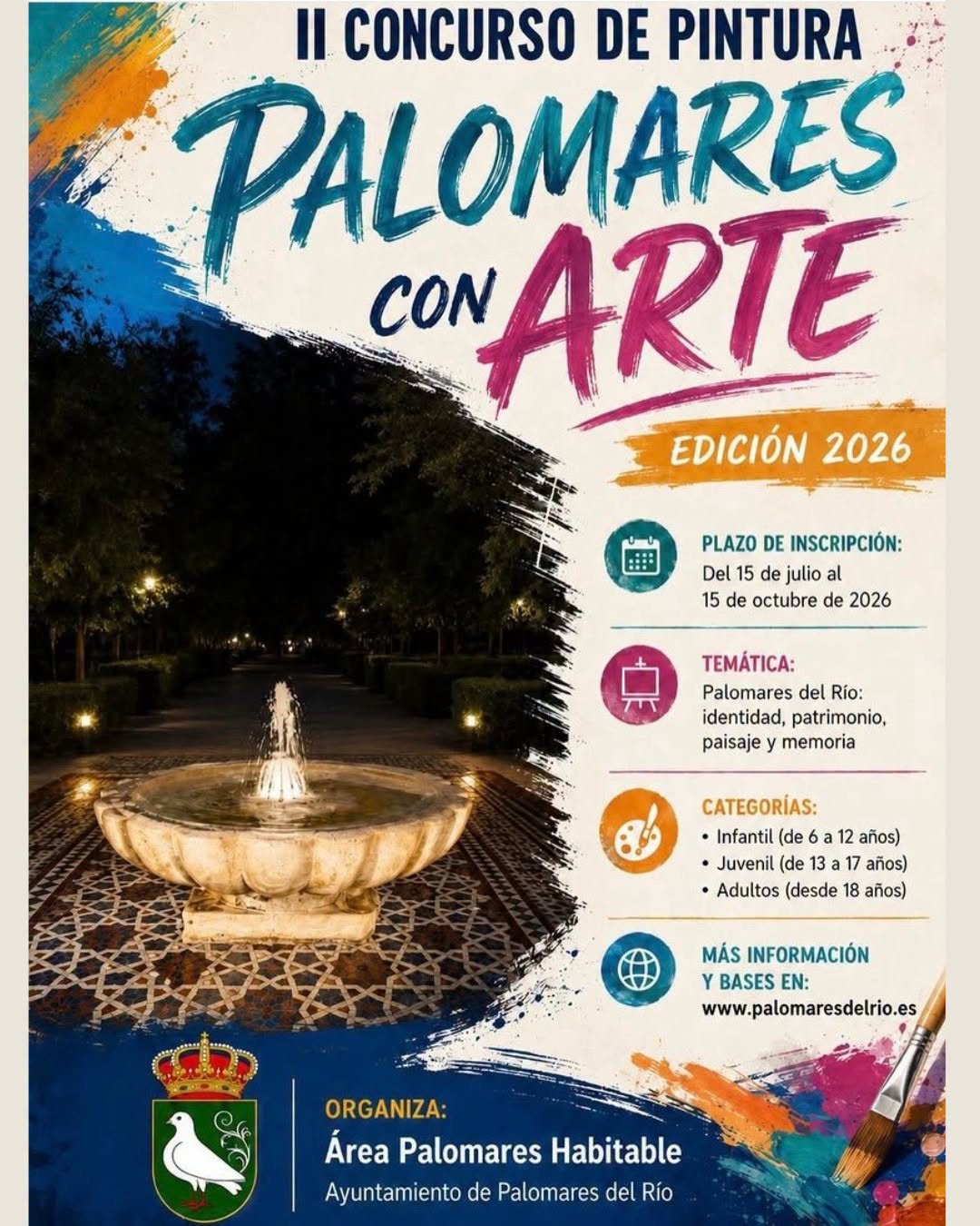Image for the story: Palomares del Río calls its 2nd Painting Competition with prizes of up to 800 euros