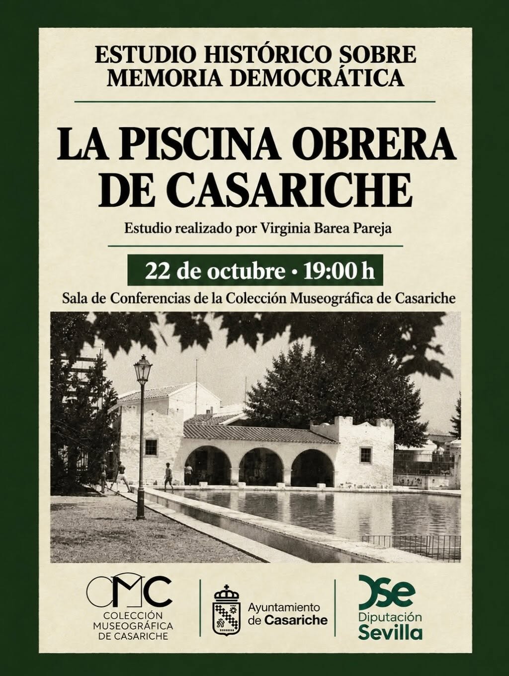 Imagen de la noticia: Casariche presenta un estudio histórico sobre la piscina obrera municipal