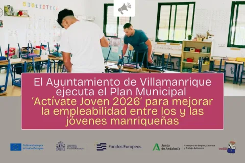 Image for the story: Eight young people from Villamanrique are already working with six-month contracts under the Actívate Joven plan