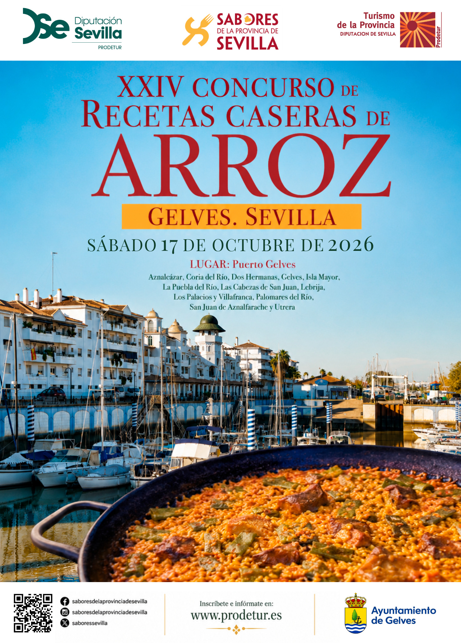 Imagen de la noticia: Gelves acoge el sábado el XXIV Concurso de Recetas Caseras de Arroz de la Provincia