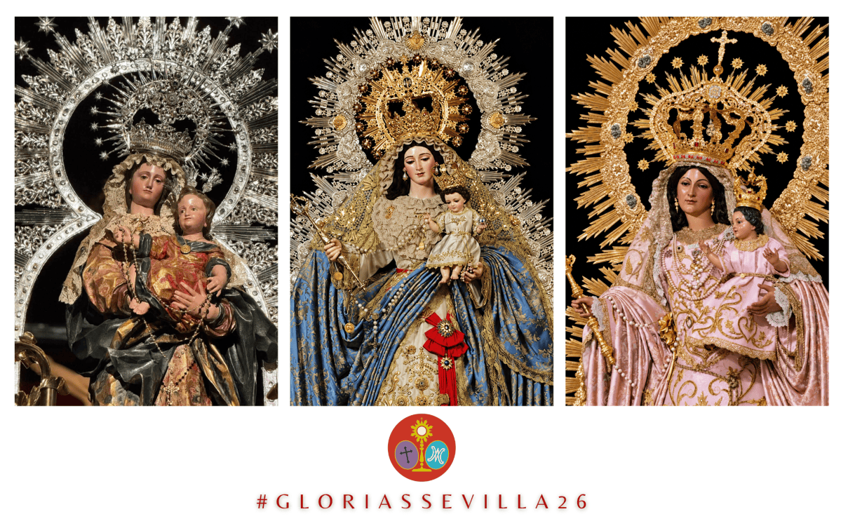 Imagen de la noticia: Tres procesiones de la Virgen del Rosario recorren Sevilla el 17 y el 18 de octubre