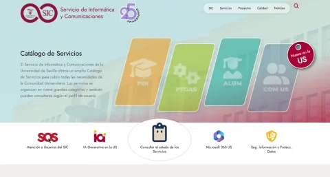 Imagen de la noticia: El Servicio de Informática de la Universidad de Sevilla cumple 25 años y estrena web
