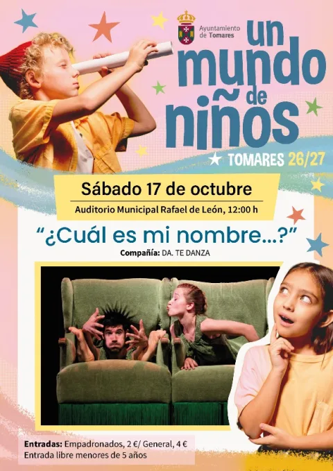 Image for the story: Tomares brings dance to the youngest with «¿Cuál es mi nombre…?»