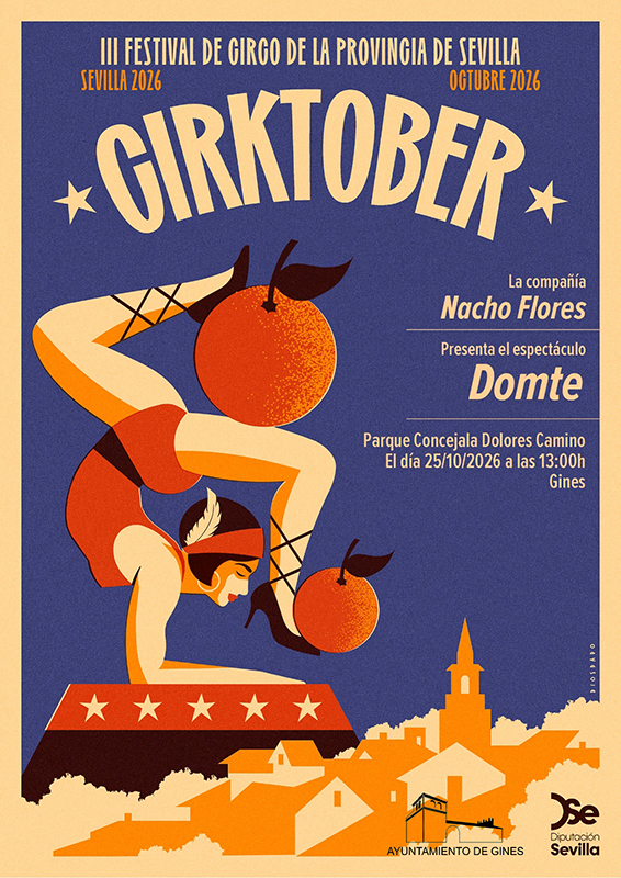 Imagen de la noticia: Gines acoge el domingo 25 el espectáculo de circo de calle 'Domte', con entrada libre