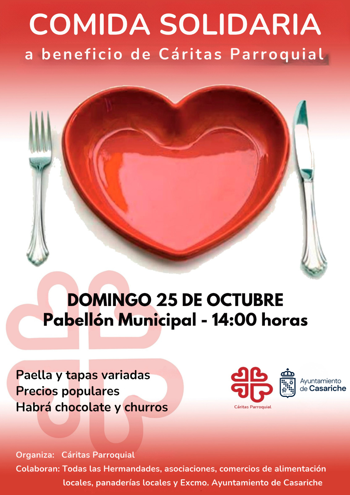 Imagen de la noticia: Casariche celebra el domingo 25 su Comida Solidaria a beneficio de Cáritas Parroquial