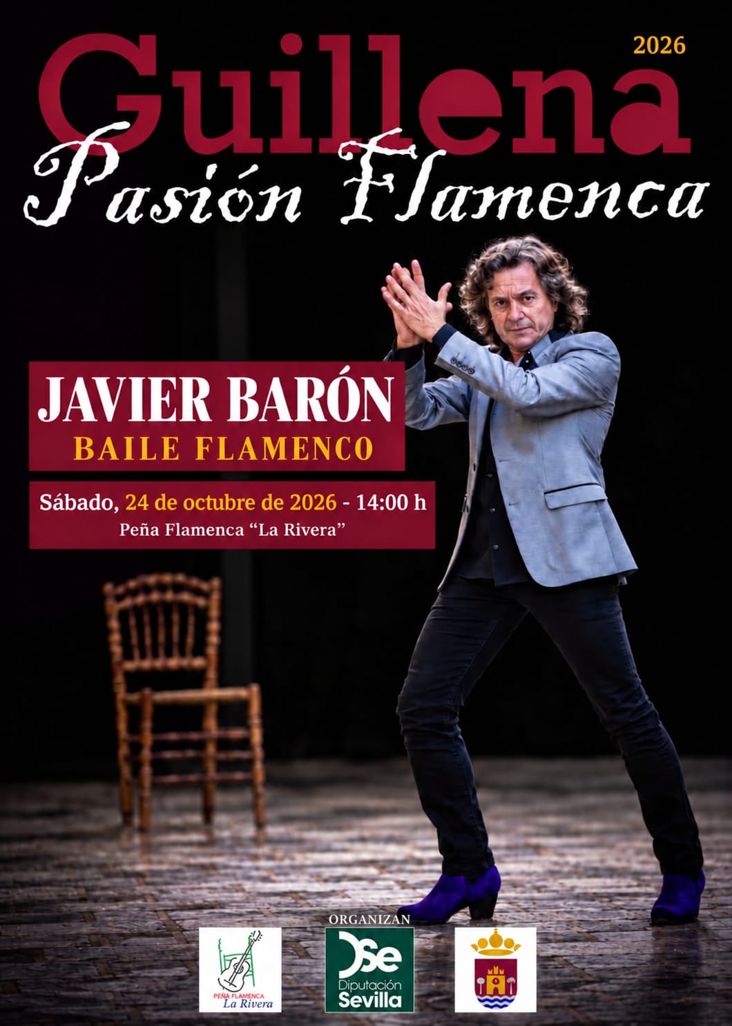 Imagen de la noticia: Javier Barón actúa el sábado 24 en la Peña Flamenca La Rivera de Guillena