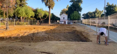 Imagen de la noticia: Comienzan las obras del parque de San Pablo: nuevos juegos, calistenia y tirolina
