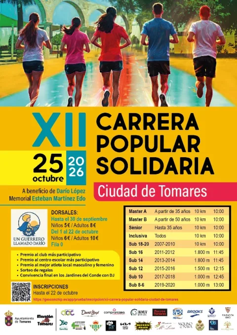Imagen de la noticia: Tomares corre este domingo por Darío con casi 900 participantes