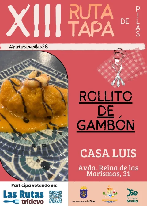 Imagen de la noticia: Pilas celebra del 6 al 8 de noviembre su 13ª Ruta de la Tapa