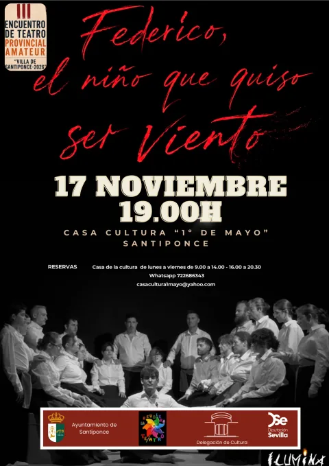 Imagen de la noticia: Santiponce acoge en noviembre cuatro obras del teatro amateur provincial