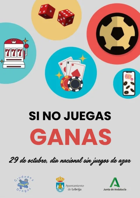 Imagen de la noticia: Lebrija conciencia sobre el juego de azar con motivo del Día Sin Juegos