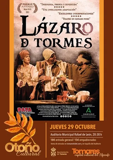 Imagen de la noticia: Tomares trae este jueves el clásico «Lázaro de Tormes» al Auditorio