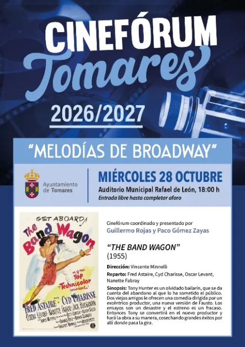 Imagen de la noticia: Tomares proyecta este miércoles el musical «Melodías de Broadway»