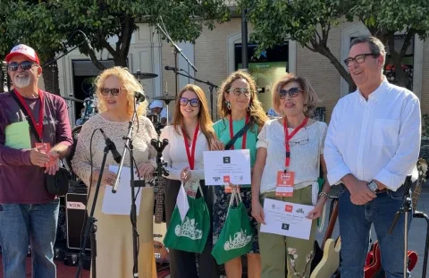 Imagen de la noticia: BancArte llena de arte la Plaza de España de Lebrija en su tercera edición