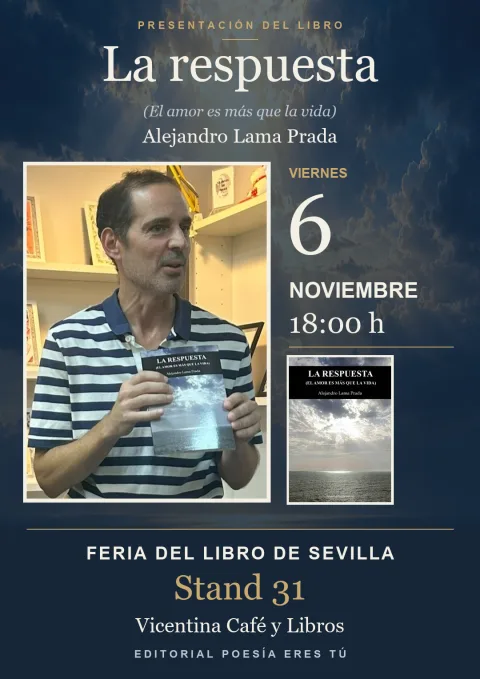 Imagen de la noticia: Alejandro Lama presenta su primer poemario en la Feria del Libro