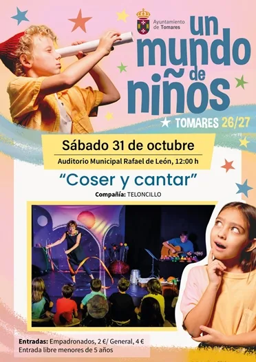 Imagen de la noticia: Tomares suspende el teatro infantil del sábado por el luto